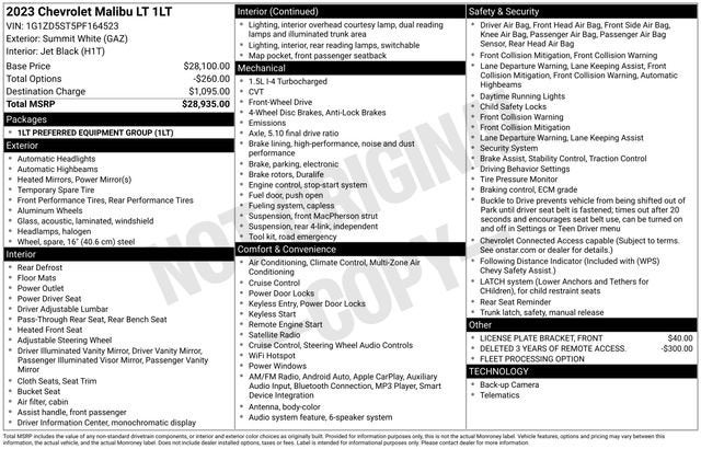 2023 Chevrolet Malibu LT