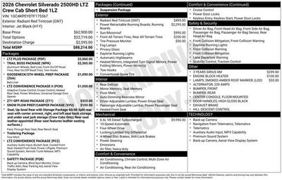 2026 Chevrolet Silverado 2500 HD LTZ