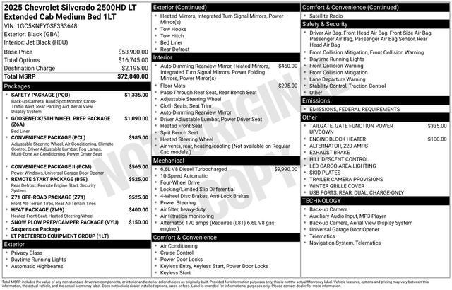 2025 Chevrolet Silverado 2500 HD LT