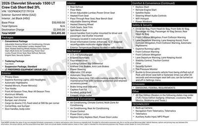 2026 Chevrolet Silverado 1500 LT (2FL)