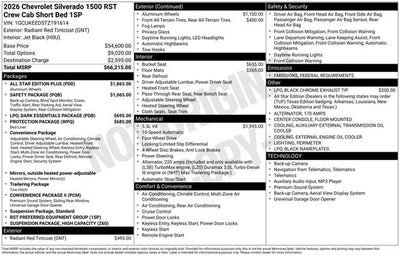 2026 Chevrolet Silverado 1500 RST