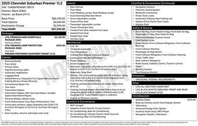 2025 Chevrolet Suburban Premier