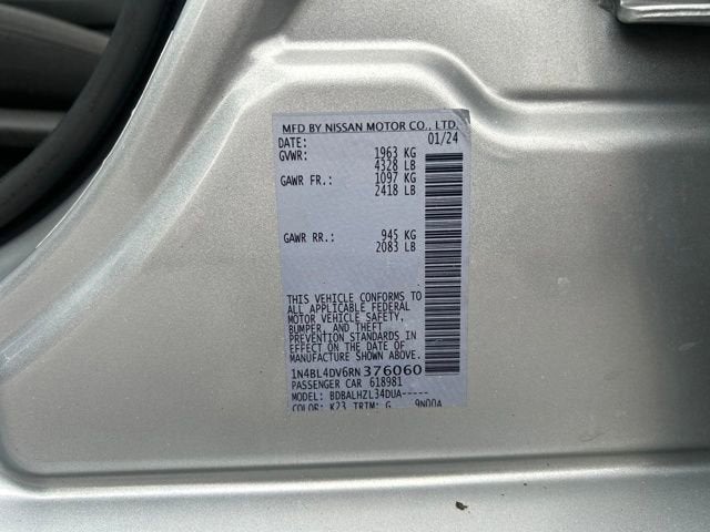 2024 Nissan Altima 2.5 SV