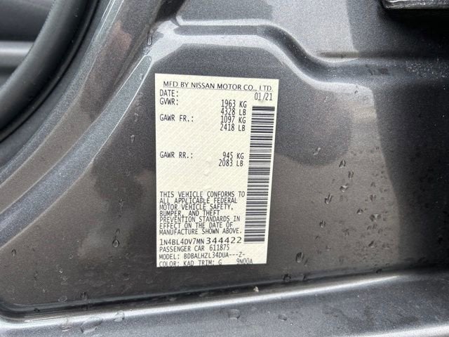 2021 Nissan Altima 2.5 SV