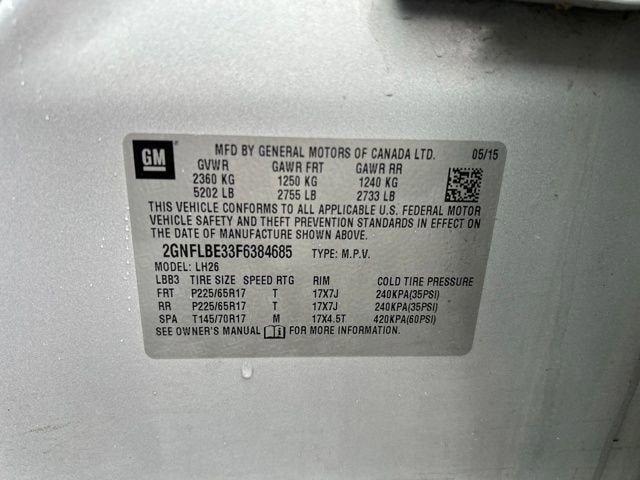 2015 Chevrolet Equinox LT