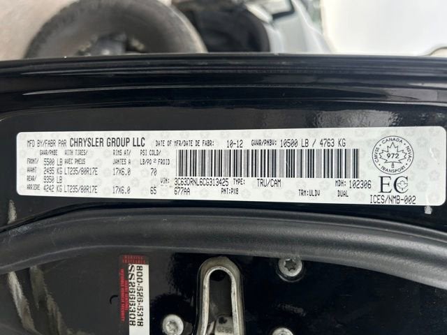 2012 RAM 3500 Laramie Longhorn