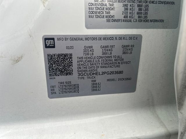 2023 Chevrolet Silverado 1500 ZR2