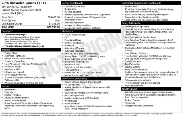 2025 Chevrolet Equinox LT