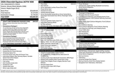 2026 Chevrolet Equinox ACTIV