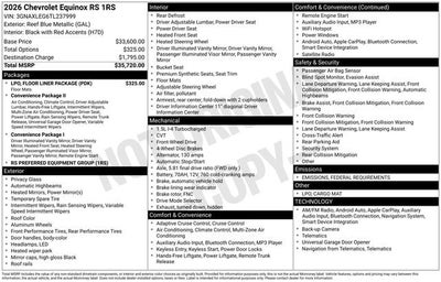 2026 Chevrolet Equinox RS