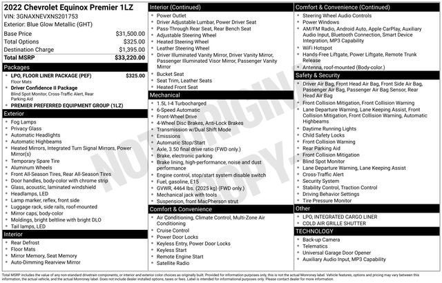 2022 Chevrolet Equinox Premier