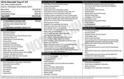 2016 Chevrolet Trax LT