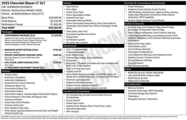 2025 Chevrolet Blazer 2LT