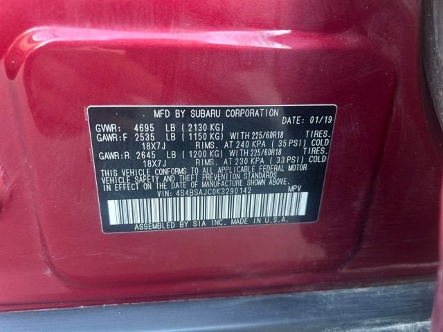 2019 Subaru Outback 2.5i Limited