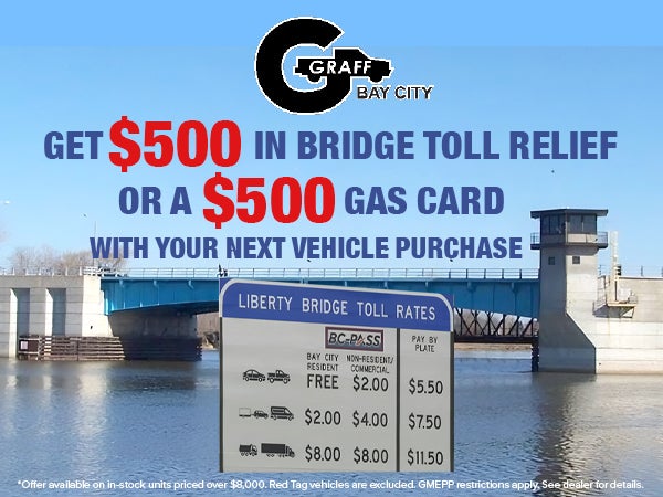 Bridge Toll Relief or Gas Card
