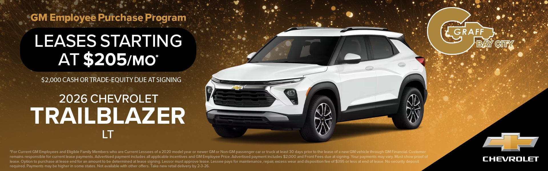 January 2026 Trailblazer Specials