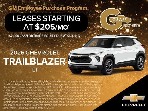 January 2026 Trailblazer Specials