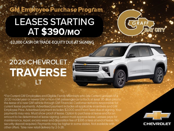 January 2026 Traverse Specials