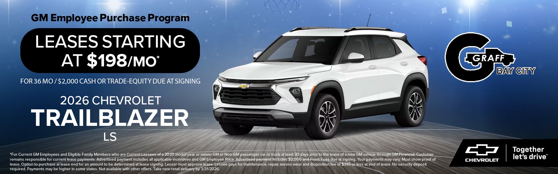 March 2026 Trailblazer Deals